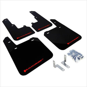 Rally Armor UR Mud Flaps Black with Red Logo Outback (2015-2018)