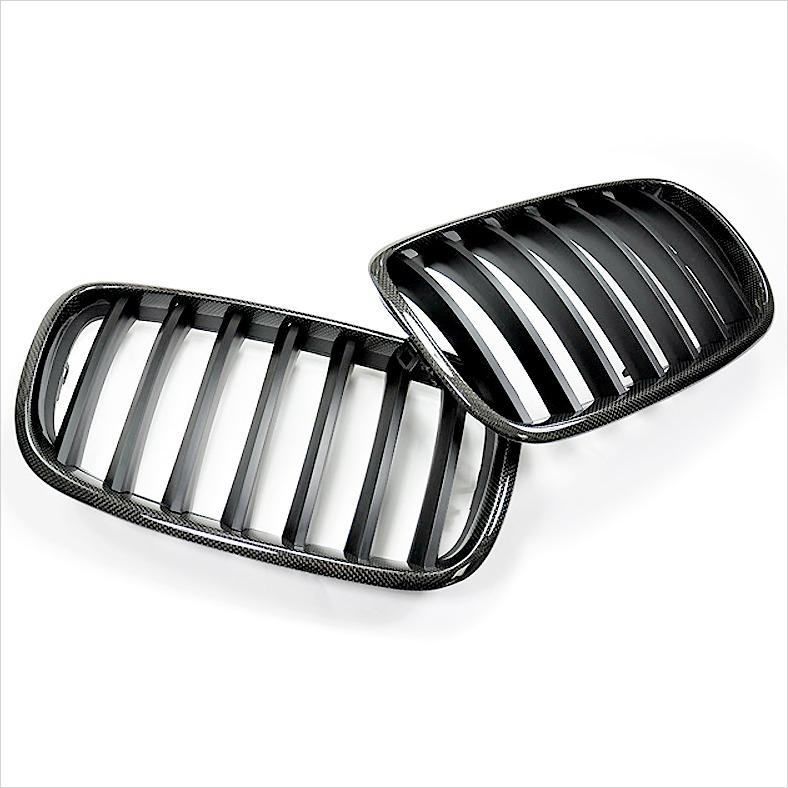 Autotecknic Carbon Fiber Front Grilles BMW E70 E71 X5 X6