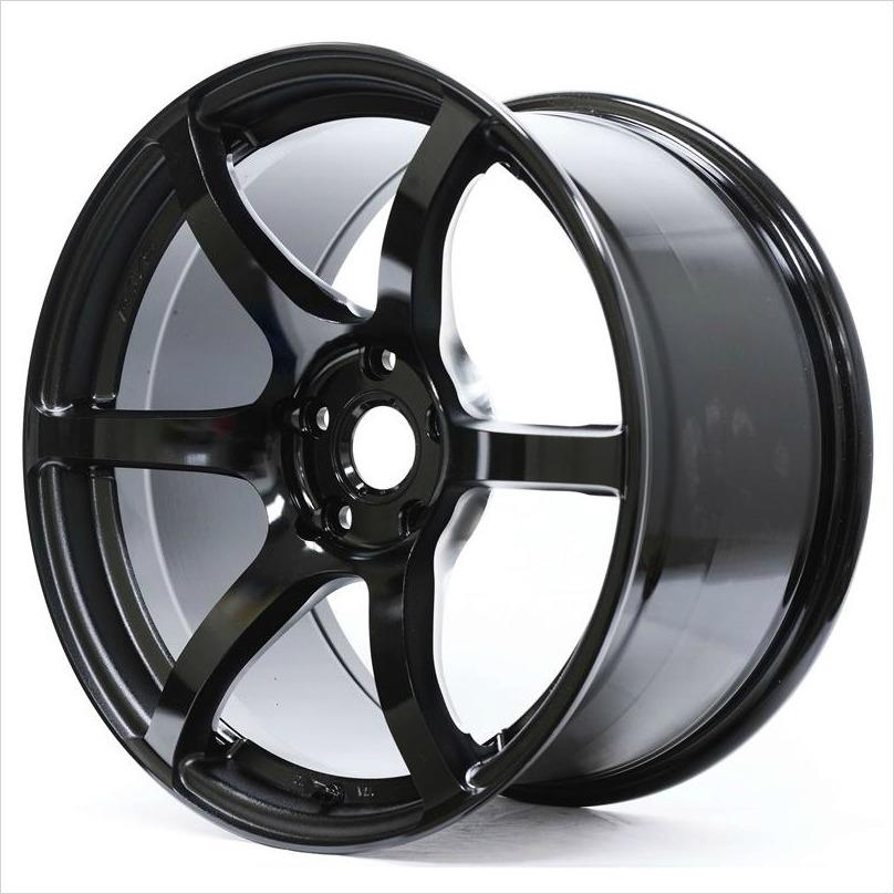 Gram Lights 57C6 Semi Gloss Black Wheel 18x9.5 5x114.3 25mm