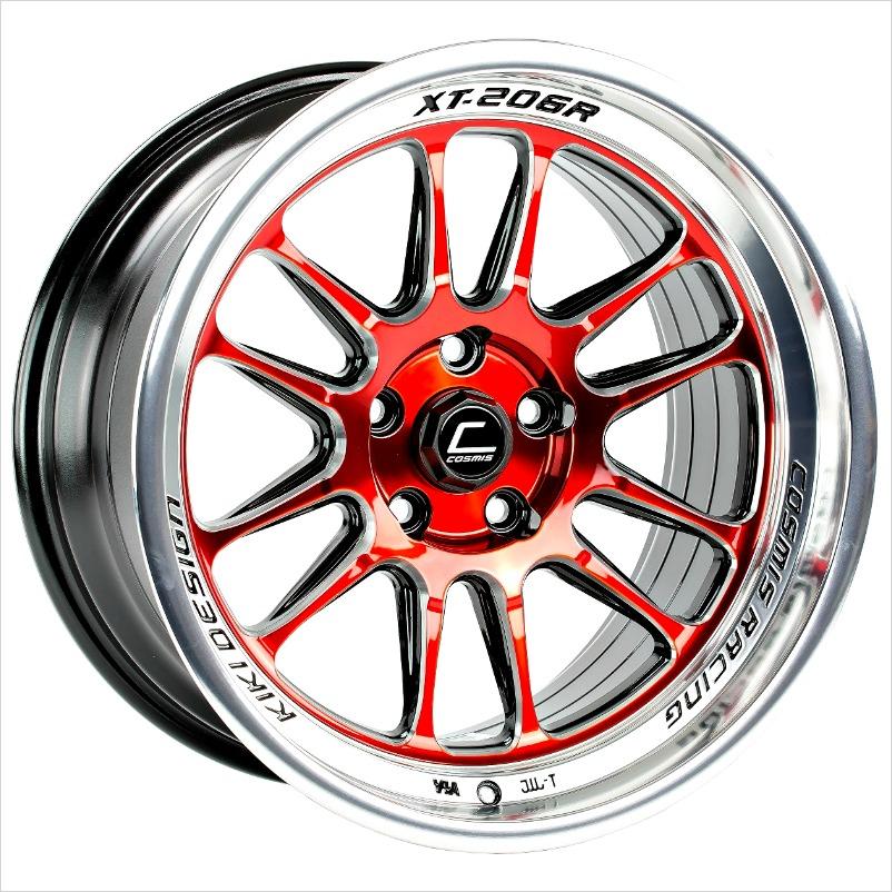 Cosmis XT206R Red Machined Lip Wheel 18x11 5x114.3 +8mm