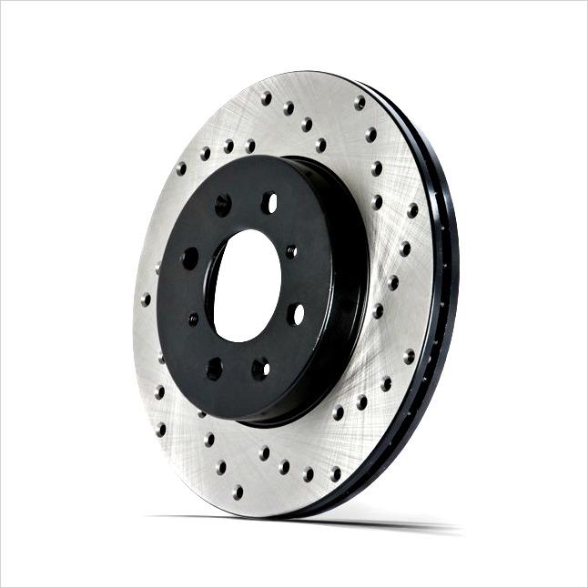 StopTech SportStop Drilled Brake Rotors EVO X