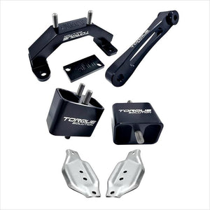 Torque Solution Solid Billet Mount Package w/ OEM Mount Plates WRX (2002-2014) STI (2004-2018)