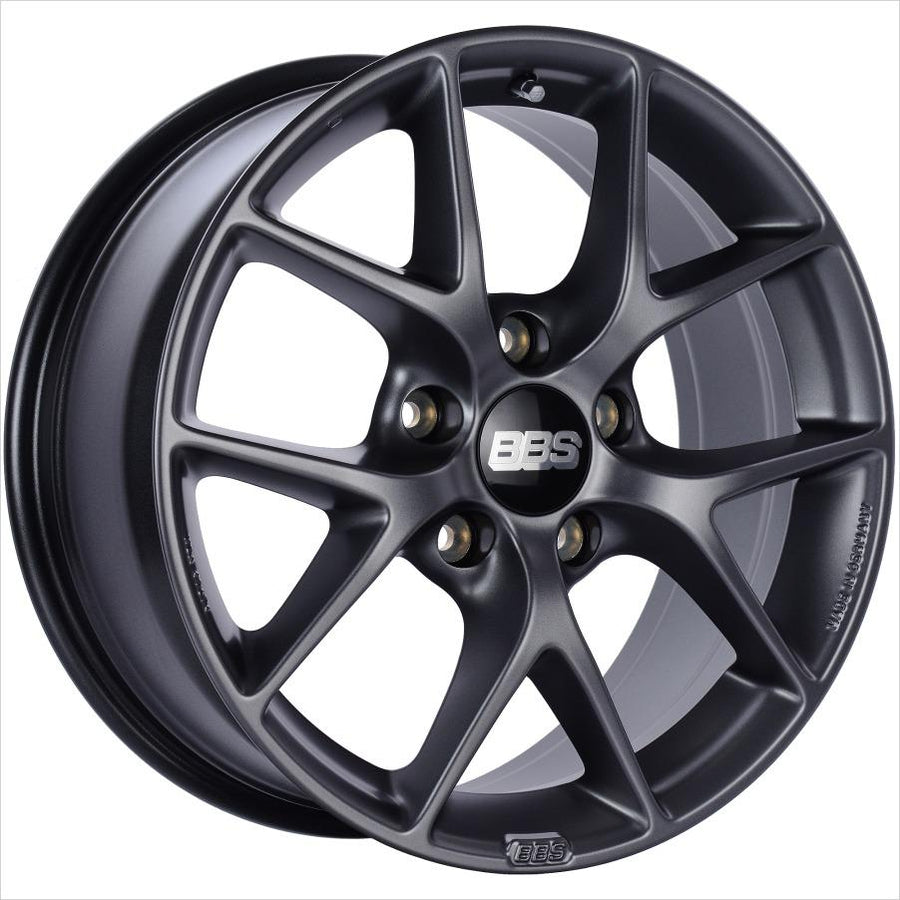 BBS SR Satin Black Wheel 19x8.5 5x112 46mm