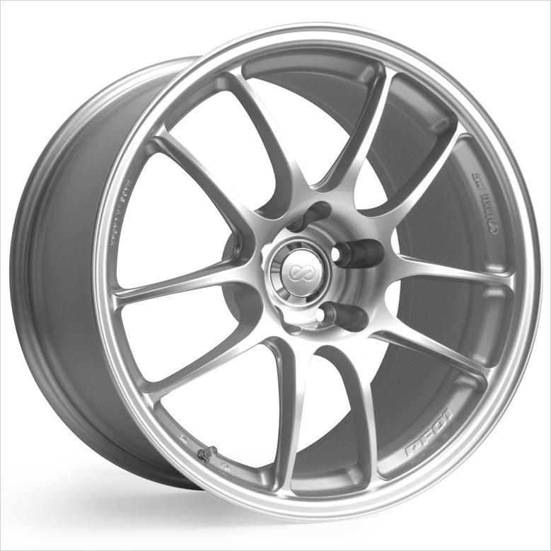 Enkei PF01 Silver Wheel 18x9.5 5x114.3 35mm