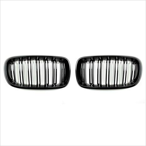 Autotecknic Gloss Black Front Grilles BMW F25 X3 F26 X4 F15 X5 F16 X6