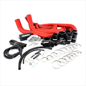 Perrin Front Mount Intercooler Piping Kit Red WRX (2008-2014)