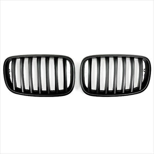 Autotecknic Matte Black Front Grilles BMW E70 E71 X5 X6