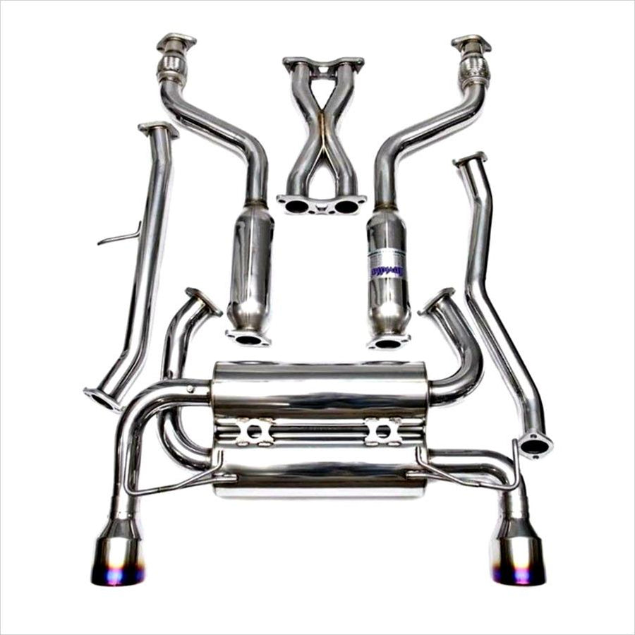 Invidia Gemini Catback Rolled Titanium Tips G35 Coupe (2003-2008)