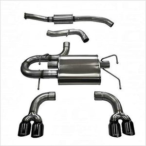 Corsa Catback Exhaust Black Tips WRX (2011-2014) STI (2008-2014) Hatchback