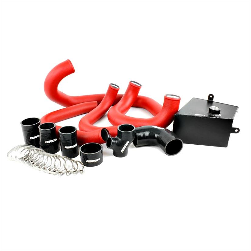 Perrin Front Mount Intercooler Piping Kit Red WRX (2015-2019)