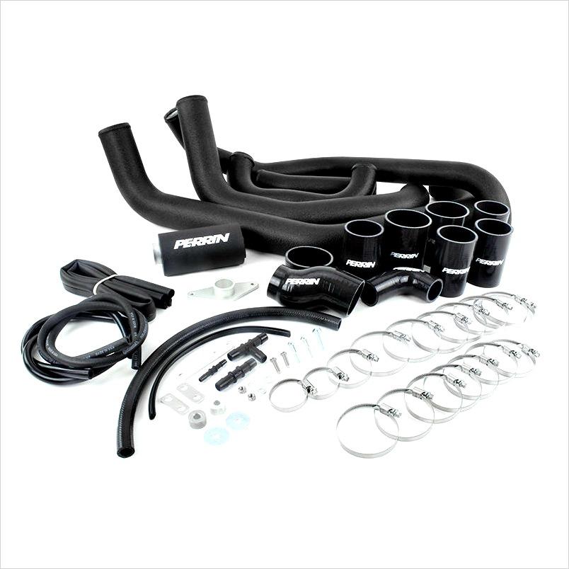 Perrin Front Mount Intercooler Piping Kit Black STI (2008-2014)