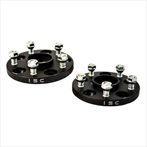 ISC Wheel Spacers 15mm Black 5x114 STI (2005+) WRX (2015+)