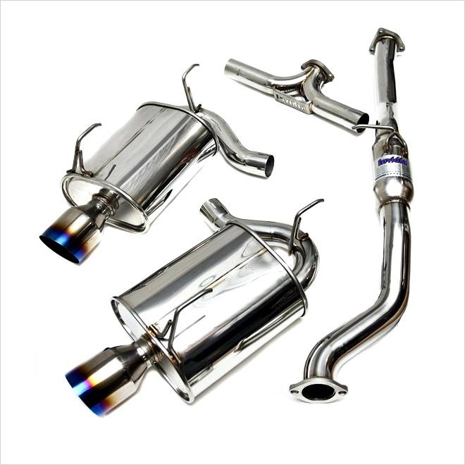 Invidia Q300 Catback Dual Exhaust Titanium Tips S2000