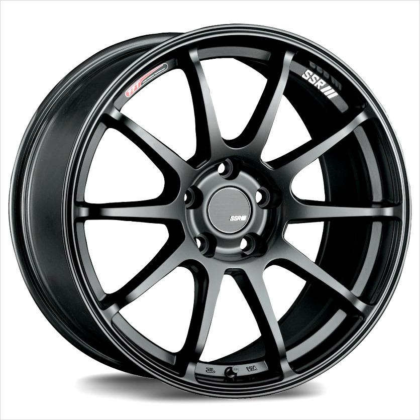 SSR GTV02 Flat Black Wheel 18x10.5 5x114.3 25mm