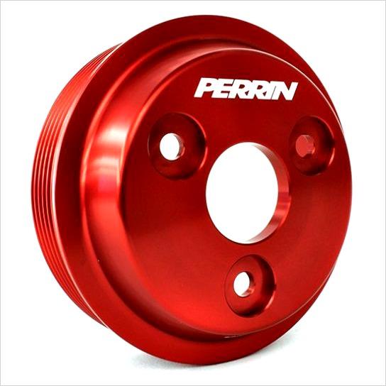 Perrin Lightweight Water Pump Pulley Red WRX (2015-2018)