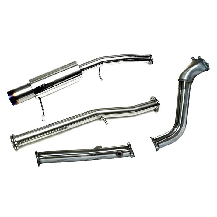 TurboXS Titanium Tip Catless Turboback Exhaust WRX / STI (2002-2007)