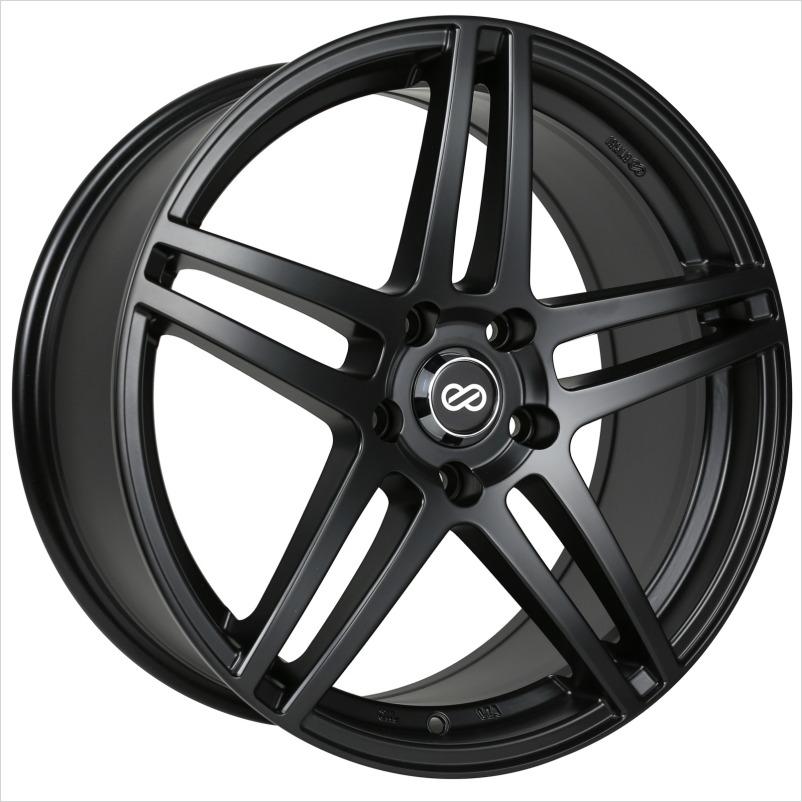 Enkei RSF5 Matte Black Wheel 18x8 5x108 40mm