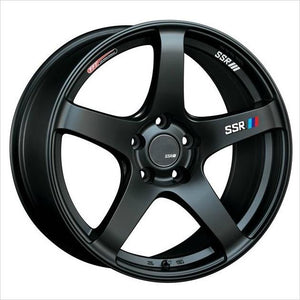 SSR GTV01 Flat Black Wheel 18x7.5 5x114.3 43mm