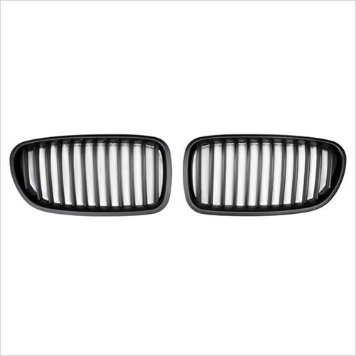 Autotecknic Matte Black Front Grilles BMW F10