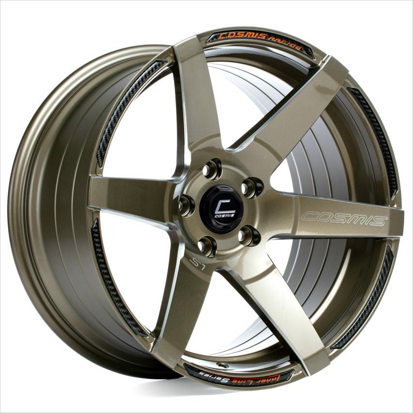 Cosmis S1 Bronze Milled Spoke Wheel 18x9.5 5x114.3 +15mm