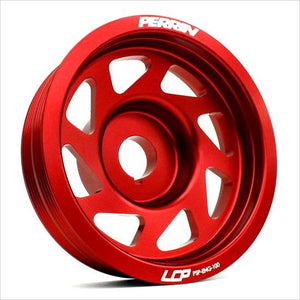 Perrin Lightweight Crank Pulley Red WRX (2002-2014) STI (2004-2018)