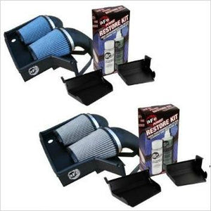 aFe Twin-Filter Stage 2 Intake Kit with Scoops BMW E82 135i