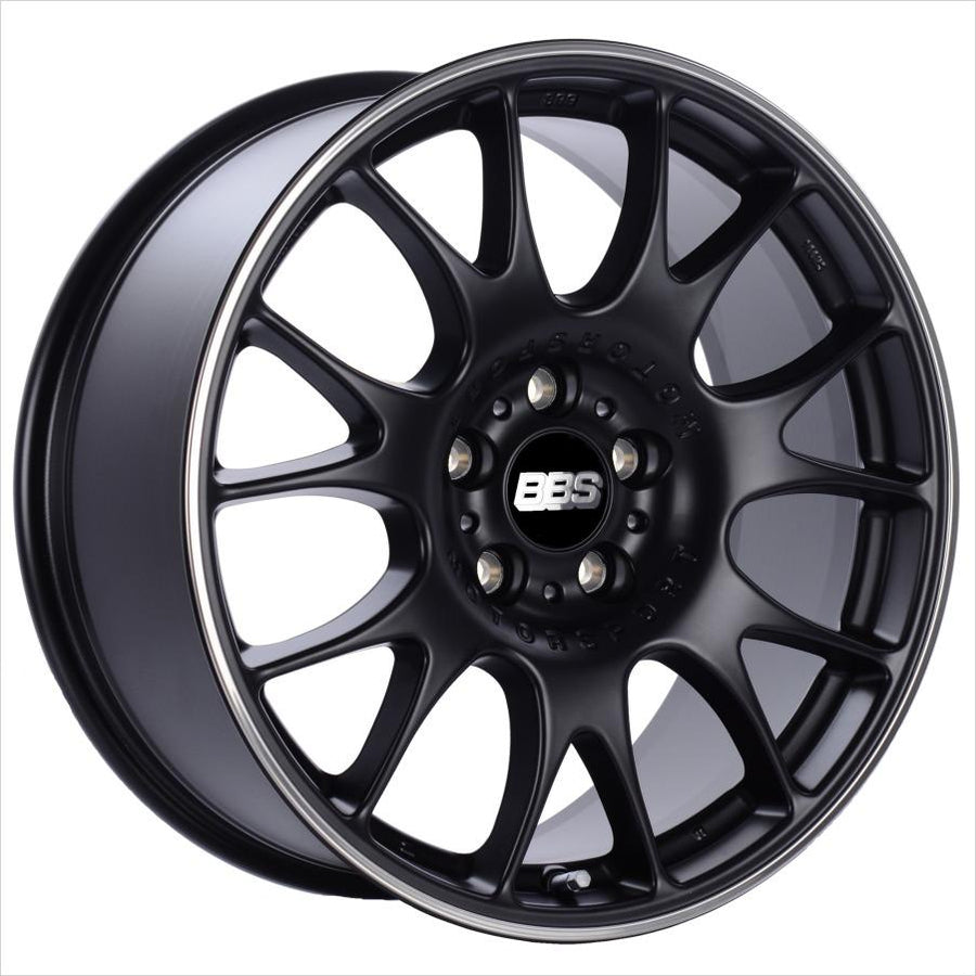 BBS CH Satin Black Wheel 19x8 5x112 50mm