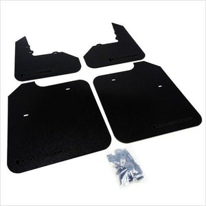 Rally Armor Classic Mud Flap Black with Black Logo EVO 8 / 9