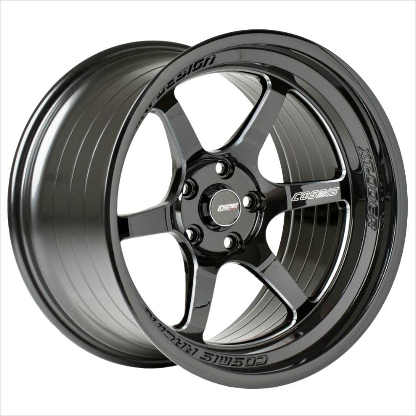 Cosmis XT-006R Black Machined Spoke Wheel 18x9 5x114.3 +35mm