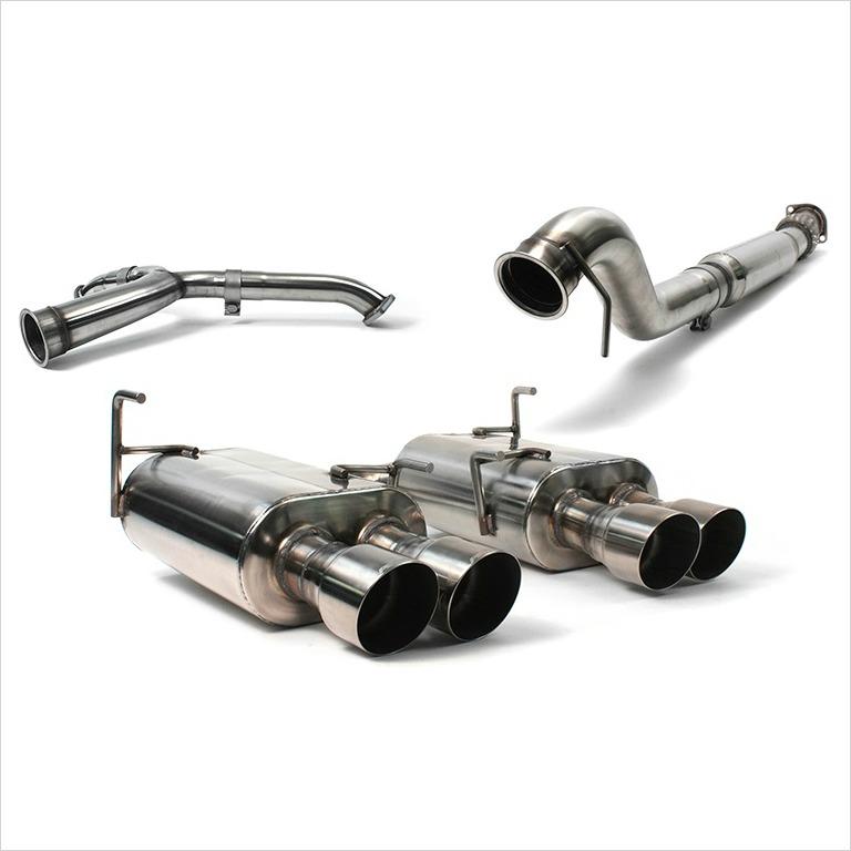 Perrin Catback Resonated Quad Tip WRX / STI Sedan (2011-2018)