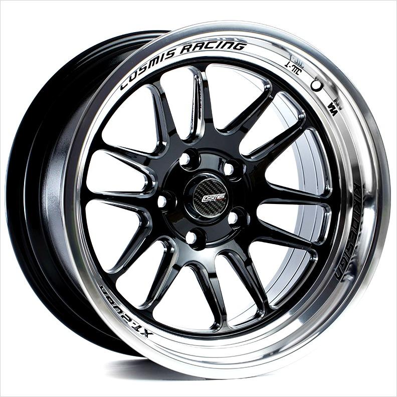 Cosmis XT206R Black Machined Lip Wheel 18x9 5x114.3 +33mm