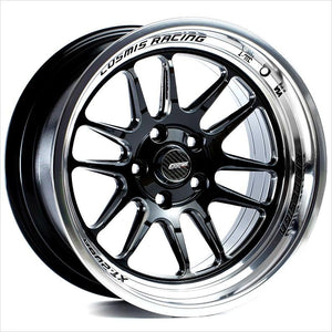 Cosmis XT206R Black Machined Lip Wheel 17x9 5x114.3 +5mm