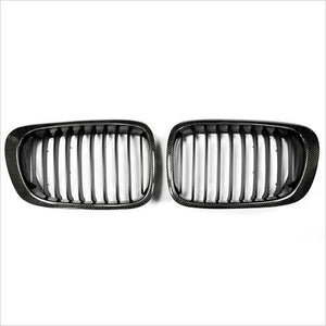 Autotecknic Carbon Fiber Kidney Grilles BMW E46 M3 (2000-2006) Coupe (2000-2003)